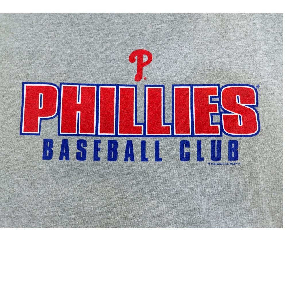 Mens Philadelphia Phillies Baseball Club Gray MLB T-Shirt 2XL - Picture 4 of 6